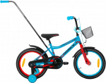 Children's bicycle TABOU Rocket Alu 16", mėlynas-red
