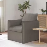 Sofa Taupe 195 x 82 x 85 cm Metalas