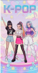Kpop microfibre beach towel