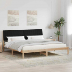 Lova Lovos rėmas Ruda 200 x 200 cm Kietos pu&scaron;ies mediena