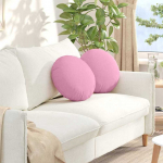Sėdynių pagalvėlės 2 pcs Rožinė &Oslash;40 x 13 cm audinys