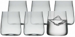 Lyngby Glas Krystal Krystal Zero vandens stiklinės, 42 cl, 6 vnt.