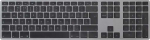 Matias Belaidė klaviatūra - mac dongle usb-c sidabrinis