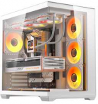 DarkFlash C280 computer case (baltas) + 7 fans