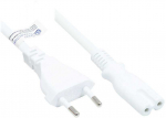 GoodConnections Good Connections Euro-Netzkabel an C7/Euro 8 Bu. baltas 3m
