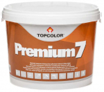 Sienų dažai TOPCOLOR PREMIUM 7, matiniai, CRL/C bazė, 3 l