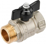 Rutulinis ventilis GENERAL FITTINGS, 1", vid/i&scaron;or, trumpa rankena