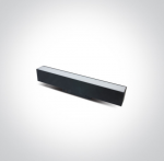 25W linijinis &scaron;viestuvas į magnetines sistemas ONELIGHT MAXI, juodas, 3000K, 42100B/B/W