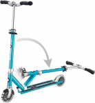 GLOBBER paspirtukas Flow Element Lights, melsvai žalias, 721-301