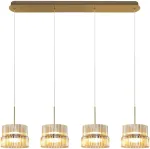 46W LED pakabinamas &scaron;viestuvas LUXE, žalvario/gintaro sp., 3000K, 4346400