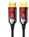 Kabelis PremiumCord PREMIUMCORD Ultra High Speed HDMI 2.1 optyczny kabelis światłowodowy 8K@60Hz, złocone 5m