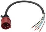 Anker SOLIX &ndash; Maitinimo kabelis &ndash; IEC 60309 3P+N+E su baigtimi be ki&scaron;tuko &ndash; 32 A &ndash; 60 cm &ndash; trifazis &ndash; raudonas (A5191GZ2-82)