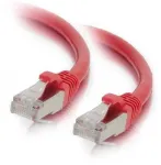 Mercodan 371914005, 0,5 m, Cat6a, S/FTP (S-STP), RJ-45, RJ-45, raudonas