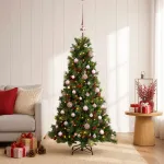 Dirbtinė kalėdinė eglutė su rutuliuku 120 cm 150 LED
