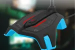 Mikrofonas Vertux Vertux Mikrofonas Omnikierunkowy USB STREAMER-2 LED RGB Mute Button Mėlyna