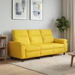 Sofa &Scaron;viesi geltona 214 x 90 x 95 cm Audinys