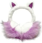 Tinka &ndash; Ear Warmers &ndash; Baltas/Violetinė (8-800415)