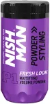 NISHMAN Powder Hair Styling Wax Fresh plaukų modeliavimo va&scaron;kas, 20 g
