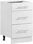 VEVOR Balta &bdquo;Shaker&ldquo; apatinė spintelė 50 cm
