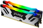 RAM Atmiņa Kingston Fury Renegade RGB, DDR5, 96 GB, 6400MHz, CL32 (KF564C32RSAK2-96)