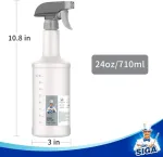 Mr.siga Pur&scaron;kimo butelių rinkinys, 3 vnt., 710 ml, reguliuojamas pur&scaron;kimas