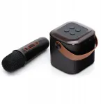 Kompiuterio kolonėlės Oem 1mcz Ws-y1 karaoke rinkinys Bluetooth mikrofonas ir garsiakalbis juodas