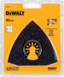 Dewalt dt20719 93 x 93 mm karbido dildė (daugiafunkcio įrankio priedas skirtas grubiam plytelių klijų, betono ir medienos &scaron;lifavimui, optimizuotas karbido grūdas efektyviam medžiagos pa&scaron;alinimui) dt20719