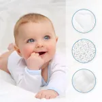 Patalynės komplektas Baby Comfort antklodė ir plok&scaron;čios pagalvės komplektas, 80 x 70 cm, naujagimiams, lovytei arba vežimėliui