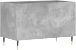 Vinilinė plok&scaron;telė Vinilinių plok&scaron;telių spintelė, betono, 74,5x38x48cm, mediena
