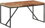 Valgomojo stalas, 140x70x76cm, akacija ir mango mediena