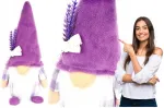 Gnomo nyk&scaron;tukas zuikutis 20cm violetinis velykos pavasaris Saska Garden dekoracija