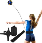 Yosoo Health Gear tinklinio treniruočių įranga, treniruočių pagalbos juosta, elastinės pasiprie&scaron;inimo juostos rinkinys skirtas praktikos padavimams, rankų mosto perdavimui, vikrumo treniruočių &scaron;uolio pratimui