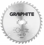 Graphite pjovimo diskas su karbidiniais dantimis 315 mm 40 dantų