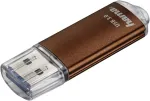 Hama Laeta Flashpen Usb 3.0 atmintinė, 256 Gb, rudos spalvos