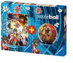Ravensburger dėlionė + puzzleball&reg; &bdquo;Bakugan&ldquo;, 100 + 60 det., nuo 7 m.