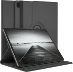 Eazy Case plan&scaron;etinio kompiuterio dėklas, skirtas Ipad Pro 12.9 colių 6-os kartos apsauginiam dėklui 12.9 colių i&scaron;manusis vir&scaron;elis plan&scaron;etinio kompiuterio dėklas pasukamas dėklas stovui 360&deg; pasukimas su stovo funkcija dirbtinė oda juoda