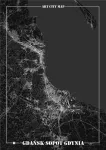 Art-Map Dekoratyvinis plakatas - Gdanskas, Gdynė, Sopt