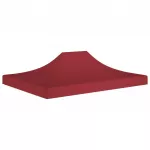 Proginės palapinės stogas, tamsiai raudonas, 4x3m, 270 g/m&sup2;