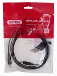 Unitek Kabelis HDMI 2.0 4K juoda 2m