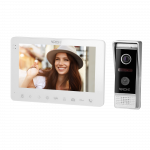 Orno Vaizdo domofonas, ragelis, spalvotas, LCD 7", OSD meniu, WI-FI + APP telefonui, vartų valdymas, baltas, VIFAR