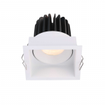 Lubinis &scaron;viestuvas Įleidžiamas reguliuojamas LED &scaron;viestuvas ANGELO R1237, 15W, 3000K, 36&deg;, garantija 10 metų