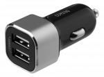 Automobilinis įkroviklis DELTACO USB, 2x USB-A, 2,4 A, 17 W USB-CAR126