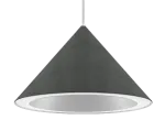 Pakabinamas &scaron;viestuvas 34W LED pakabinamas akustinis &scaron;viestuvas HOLY 550, baltu korpusu, 3000K