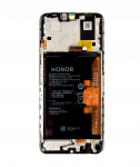 Dėklas Honor X7a LCD Ekranas + Touch Unit + Front Cover Juodas (Service Pack)