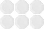 NPC Polska La Porcellana Bianca Villadeifiori 6 torto lėk&scaron;čių rinkinys 19 cm