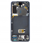Dėklas Skystųjų kristalų ekranas + jutiklinis blokas &bdquo;Samsung SM-G991 Galaxy S21 Phantom Pilkas&ldquo; be fotoaparato (pakeitimų paketas)