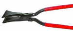 Stubai tiesios siūlių replės 80 mm - PVC su pradurta jungtimi