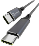 Kabelis USB Smrter USB-C - USB-C 0.4 m Juodas (SMRTER_SPEEDY100_S_AT)