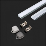 Sieninis &scaron;viestuvas LED pavir&scaron;inis profilis V-TAC, su dangteliu ir užbaigimais, aliuminio sp., 2000x16x7mm