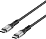 Manhattan MANHATTAN USB4 USB-C ki&scaron;tukas/ki&scaron;tukas kabelis 240W 40G 8K 1m